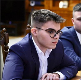 Poza de profil a lui Radu