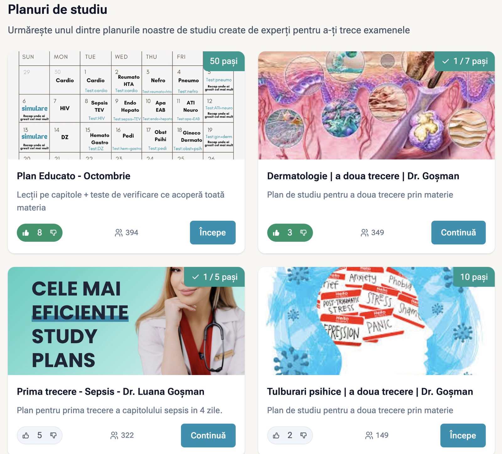 Study-plans pe capitole sau pentru toată materia 