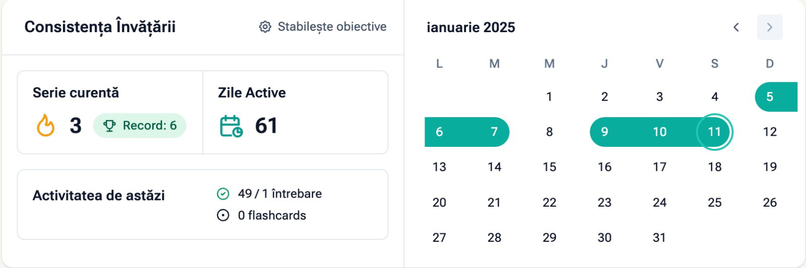 Fii consistent în procesul de învățare!